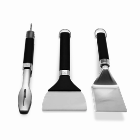 Weber 3400074 Portable Griddle Tool Set Barbeque Grill Accessories,grill tool set
