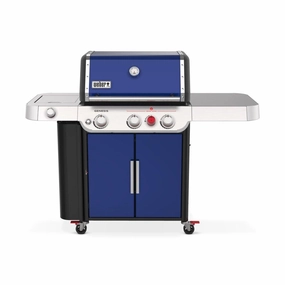 Weber 35480001 Genesis E-335 Gas Grill - Deep Ocean Blue Lp Barbeque Grills,outdoor bbq grill