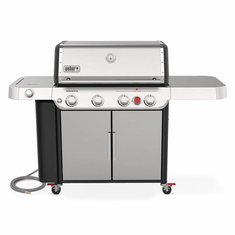 Weber 38400001 Genesis S-435 Gas Grill - Stainless Steel Natural Gas Barbeque Grills,outdoor bbq grill