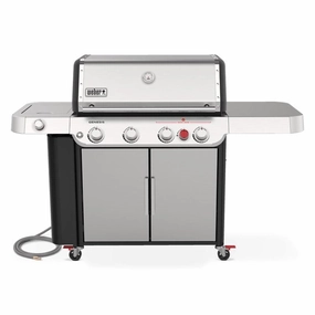 Weber 38400001 Genesis S-435 Gas Grill - Stainless Steel Natural Gas Barbeque Grills,outdoor bbq grill