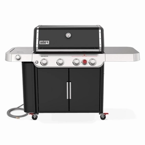 Weber 38410001 Genesis E-435 Gas Grill - Black Natural Gas Barbeque Grills,outdoor bbq grill