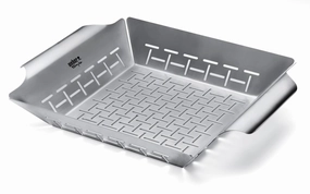 Weber 6434 Weber Style - Stainless Steel Vegetable Basket Barbeque Grill Accessories,grill tool set