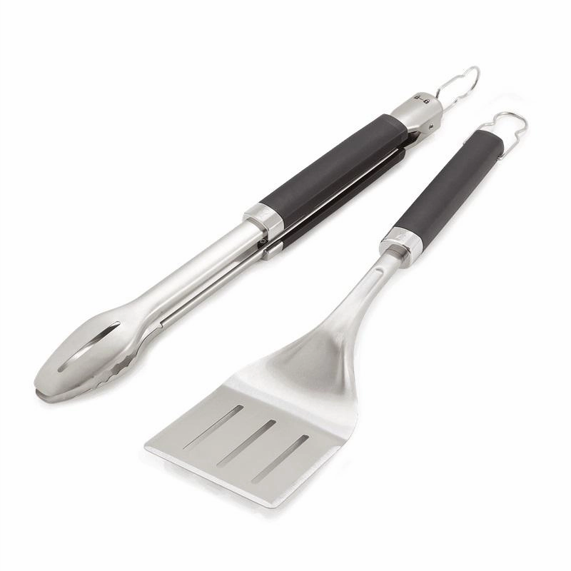 Weber 6771 Precision Grill Tongs & Spatula Set Barbeque Grill Accessories,grill tool set