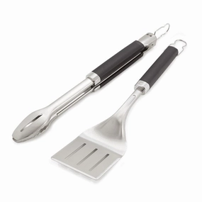 Weber 6771 Precision Grill Tongs & Spatula Set Barbeque Grill Accessories,grill tool set