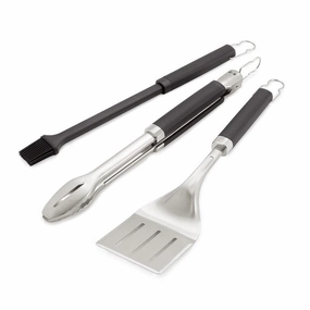 Weber 6772 Precision 3-Piece Grill Set Barbeque Grill Accessories,grill tool set