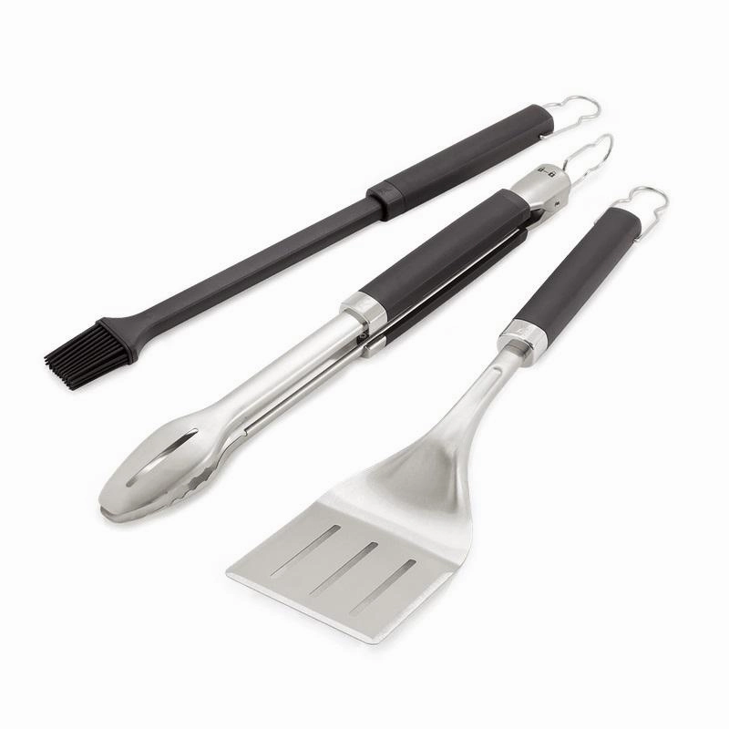 Weber 6772 Precision 3-Piece Grill Set Barbeque Grill Accessories,grill tool set