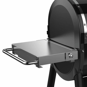 Weber 7001 Stainless Steel Folding Side Table Barbeque Grill Accessories,grill tool set