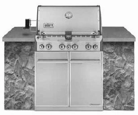 Weber 7260001 Summit S-460&#8482; Natural Gas Grill - Stainless Steel Barbeque Grills,outdoor bbq grill