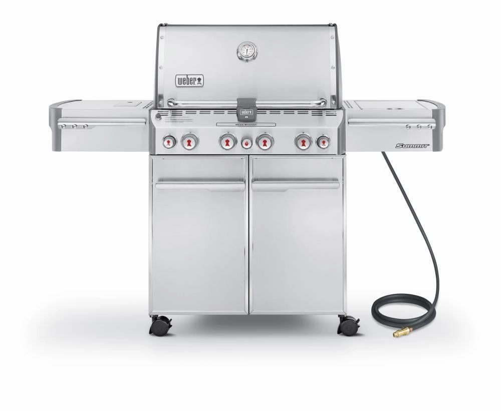 Weber 7270001 Summit S-470&#8482; Natural Gas Grill - Stainless Steel Natural Gas Barbeque Grills,natural gas outdoor grill