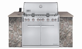Weber 7360001 Summit S-660&#8482; Lp Gas Grill - Stainless Steel Barbeque Grills,outdoor bbq grill