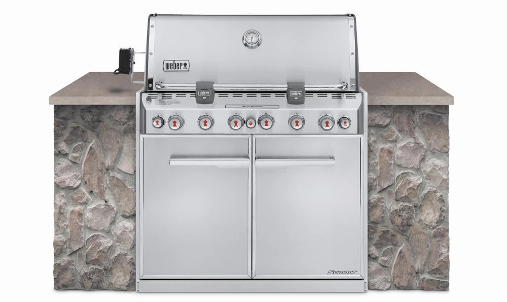 Weber 7460001 Summit S-660&#8482; Natural Gas Grill - Stainless Steel Natural Gas Barbeque Grills,natural gas outdoor grill
