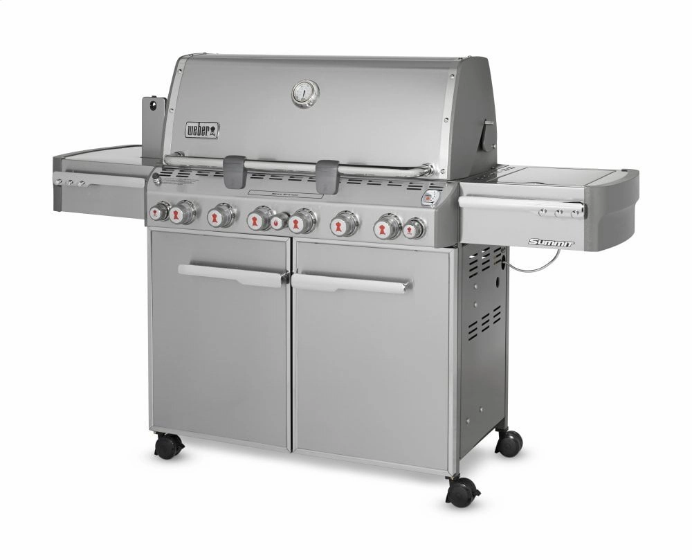 Weber 7470001 Summit S-670&#8482; Natural Gas Grill - Stainless Steel Natural Gas Barbeque Grills,natural gas outdoor grill
