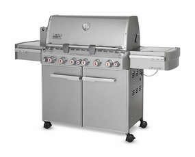Weber 7470001 Summit S-670&#8482; Natural Gas Grill - Stainless Steel Natural Gas Barbeque Grills,natural gas outdoor grill