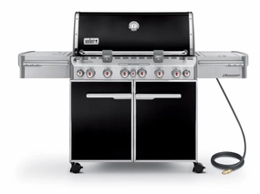 Weber 7471001 Summit E-670&#8482; Natural Gas Grill - Black Natural Gas Barbeque Grills,natural gas outdoor grill