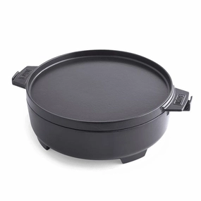 Weber 8859 Dutch Oven Duo Barbeque Grill Accessories,grill tool set