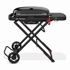 Weber 9013001 Weber Traveler Portable Gas Grill Stealth Edition Liquid Propane Barbeque Grills,propane gas grill