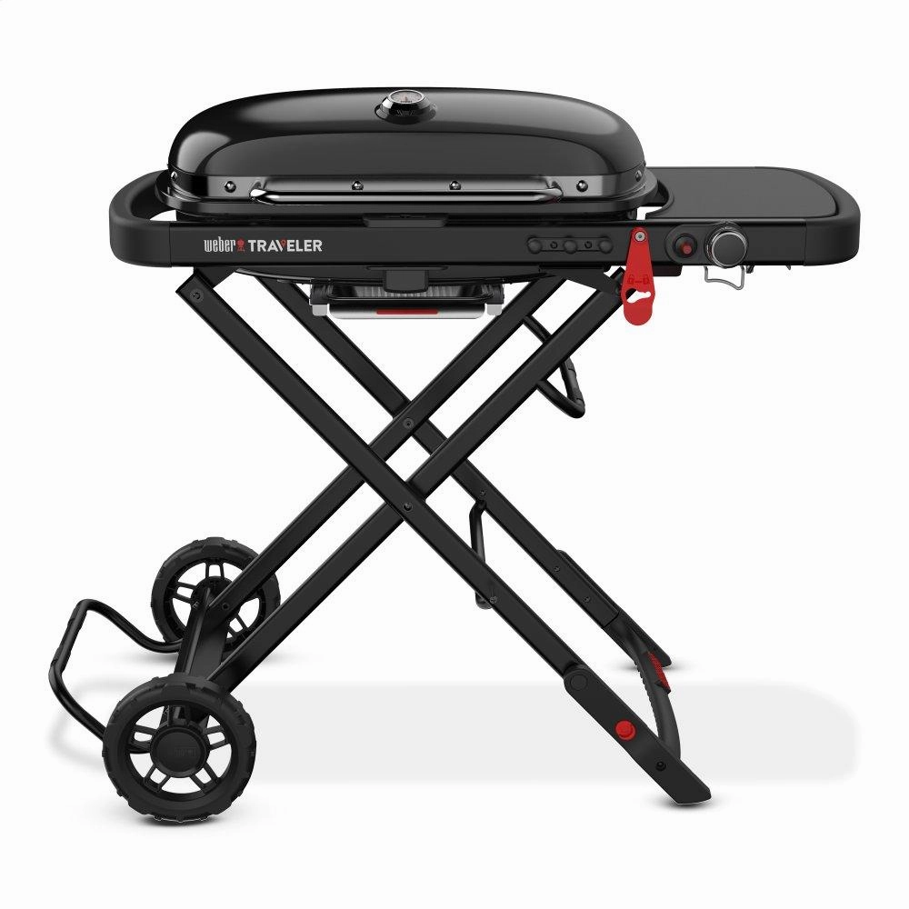 Weber 9013001 Weber Traveler Portable Gas Grill Stealth Edition Barbeque Grills,outdoor bbq grill