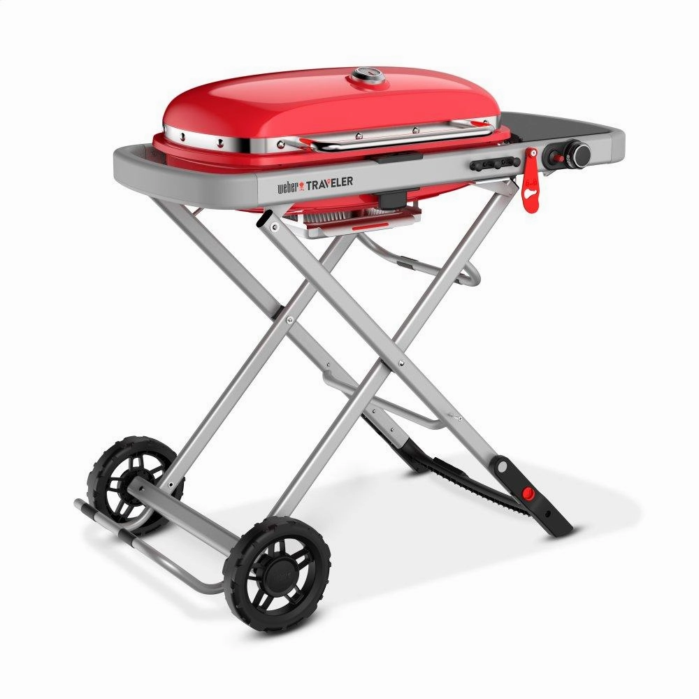 Weber 9030001 Weber Traveler Portable Gas Grill - Red