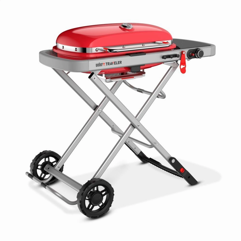 Weber 9030001 Weber Traveler Portable Gas Grill - Red