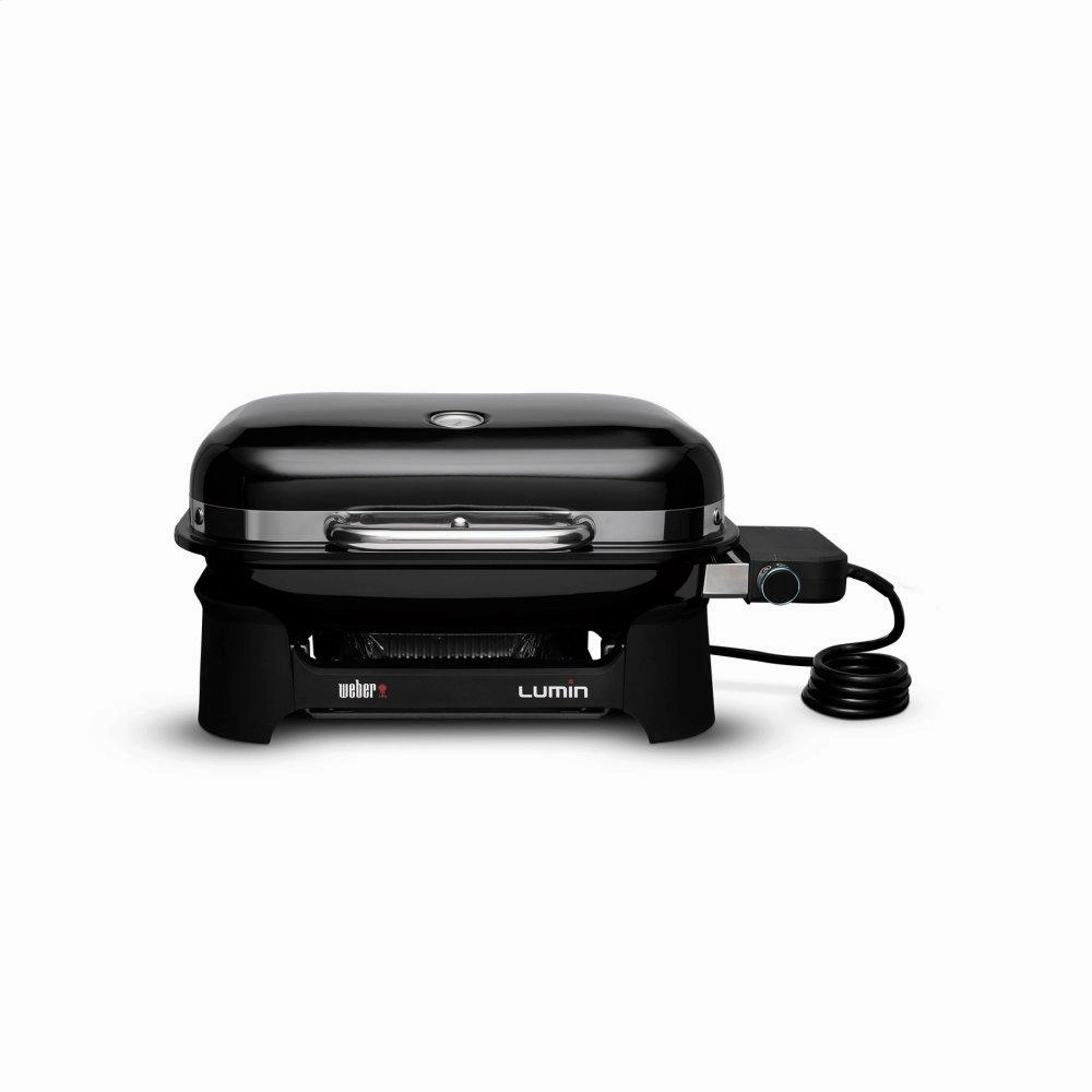 Weber 91010901 Lumin Compact Electric Grill - Black Electric Barbeque Grills,electric outdoor grill