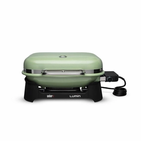 Weber 92070901 Lumin Electric Grill - Seafoam Green Barbeque Grills,outdoor bbq grill