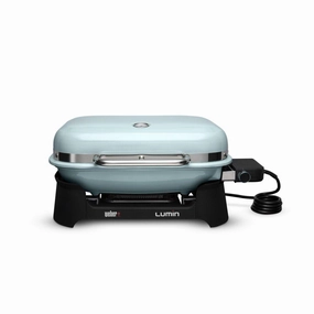 Weber 92400901 Lumin Electric Grill - Ice Blue Barbeque Grills,outdoor bbq grill