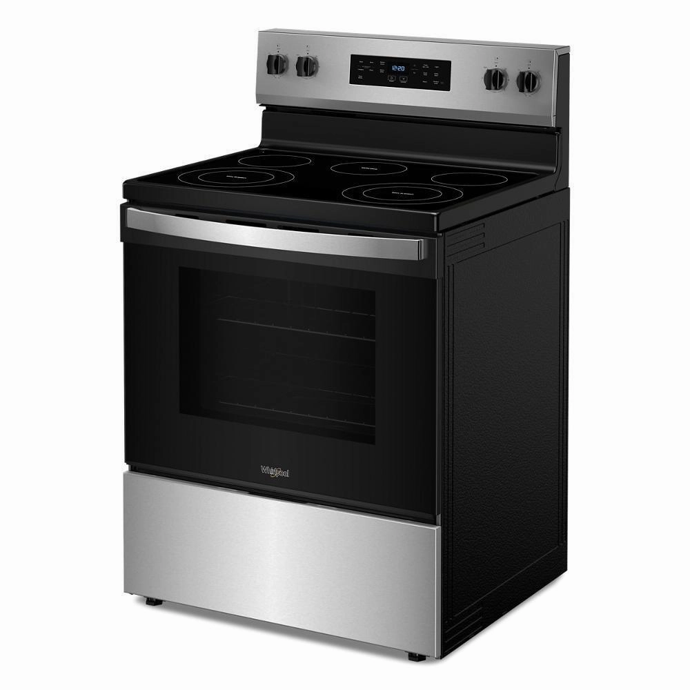 Whirlpool WFES3330RS 30-Inch Electric Range With Steam Clean