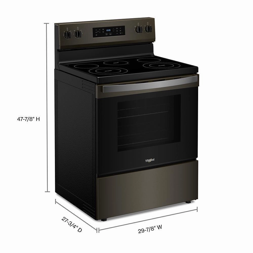 Whirlpool WFES3330RV 30-Inch Electric Range With Steam Clean