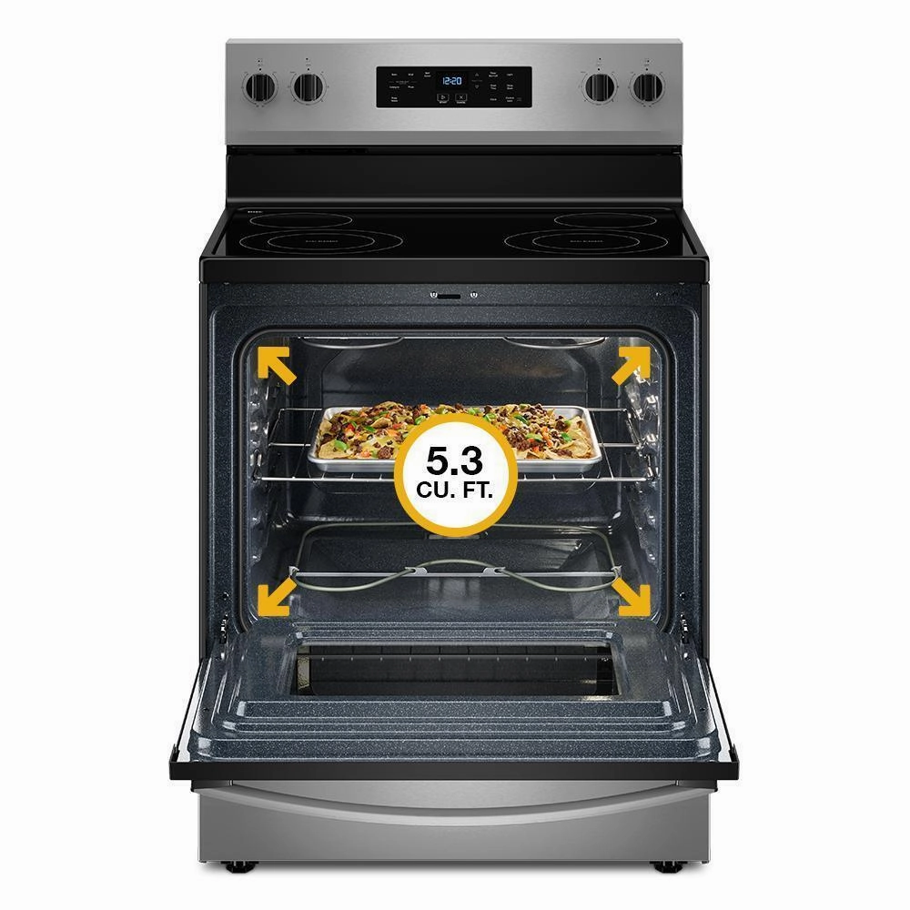 Whirlpool WFES3330RV 30-Inch Electric Range With Steam Clean