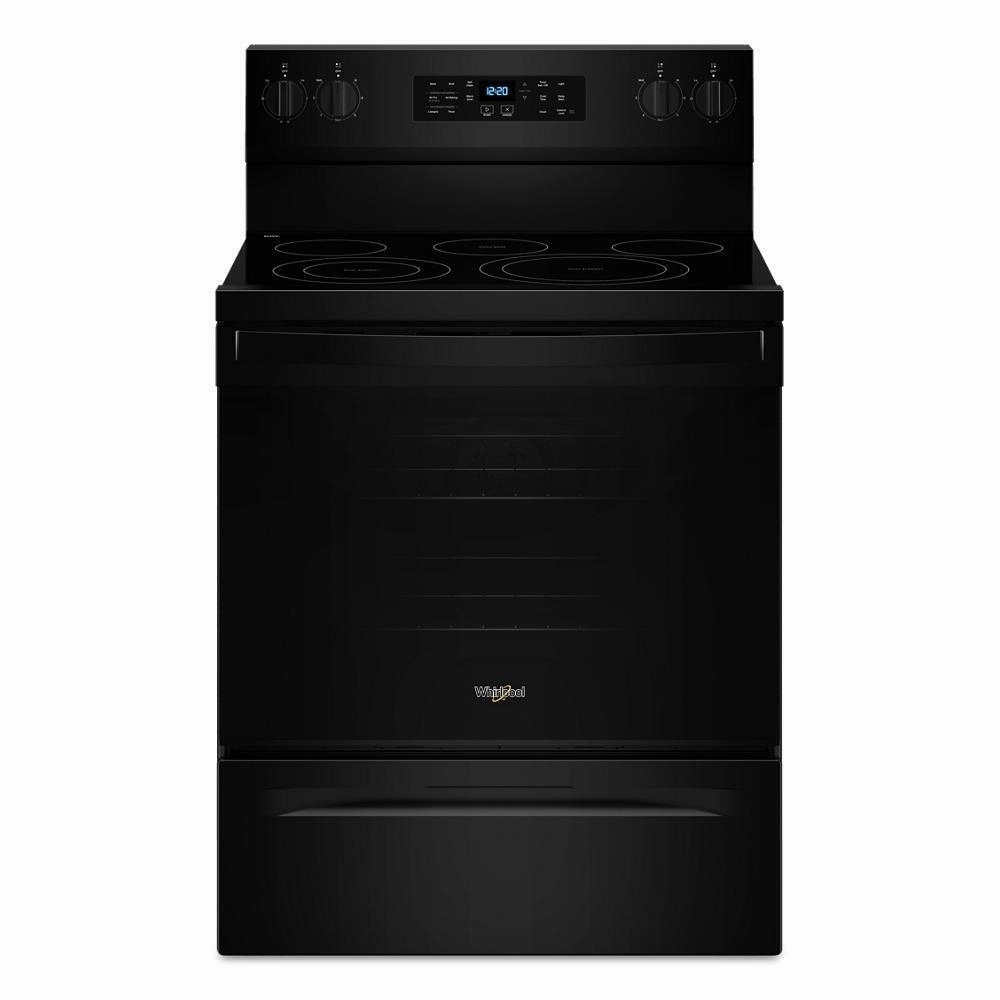 Whirlpool WFES5030RB 30-Inch Energy Star Electric Range With Air Cooking Technology, No Preheat Air Fry And Air Baking And Self Clean Freestanding Ranges freestanding dual fuel range 30 inch