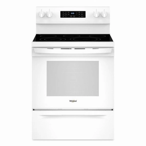 Whirlpool WFES5030RW 30-Inch Energy Star Electric Range With Air Cooking Technology, No Preheat Air Fry And Air Baking And Self Clean Freestanding Ranges freestanding dual fuel range 30 inch