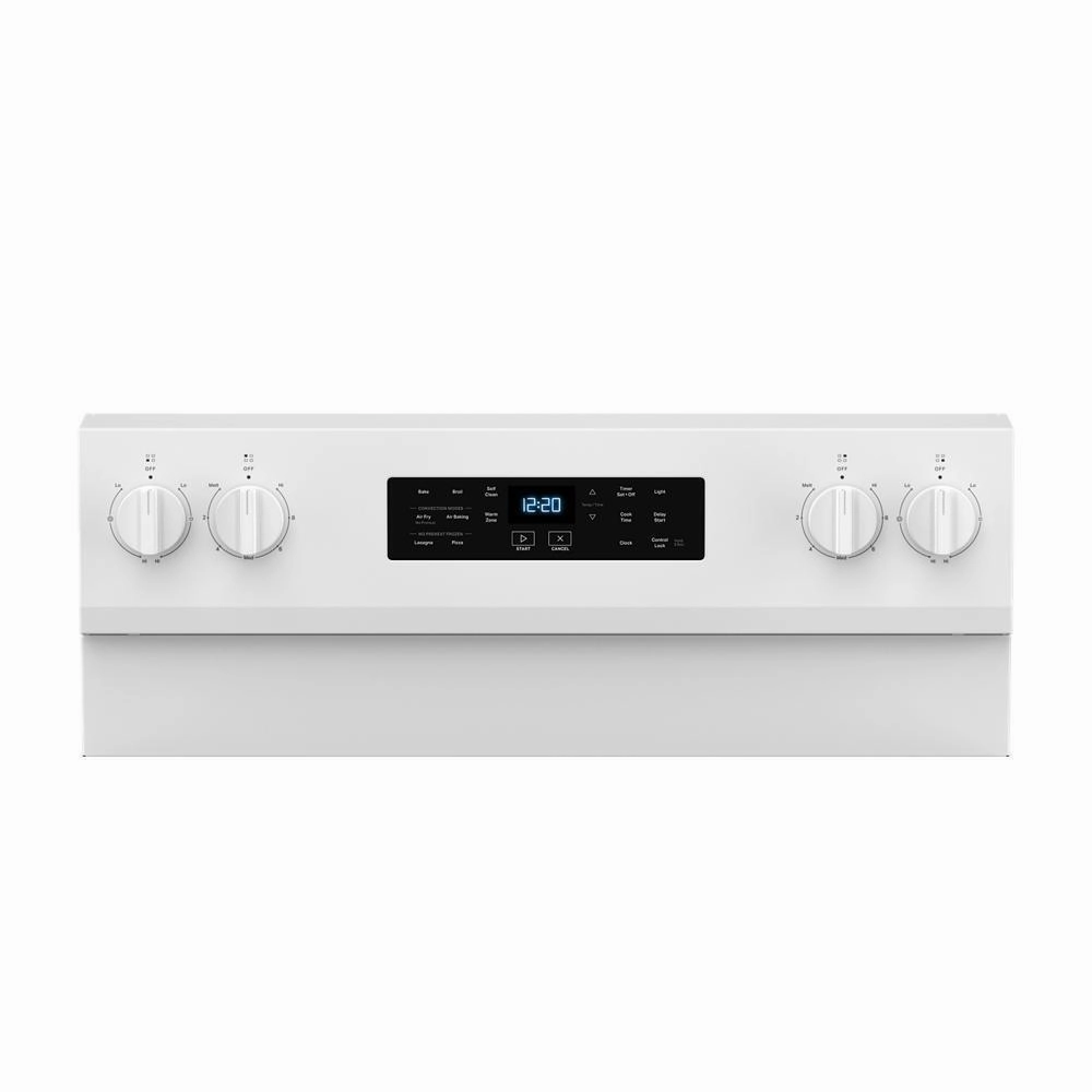 Whirlpool WFES5030RW 30-Inch Energy Star Electric Range With Air Cooking Technology, No Preheat Air Fry And Air Baking And Self Clean