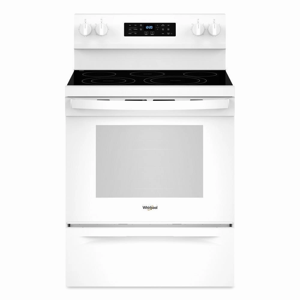 Whirlpool WFES5030RW 30-Inch Energy Star Electric Range With Air Cooking Technology, No Preheat Air Fry And Air Baking And Self Clean Freestanding Ranges freestanding dual fuel range 30 inch