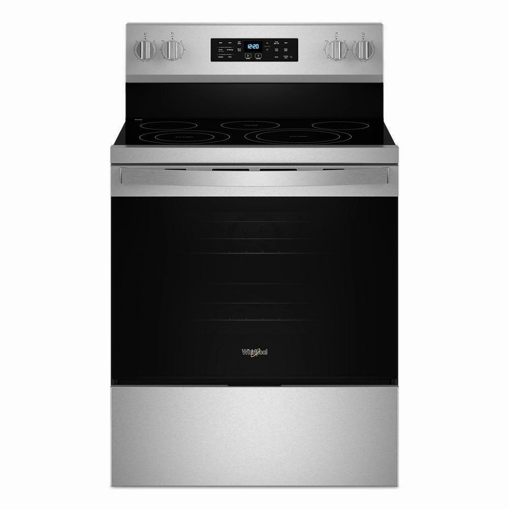 Whirlpool WFES5030RZ 30-Inch Energy Star Electric Range With Air Cooking Technology, No Preheat Air Fry And Air Baking And Self Clean Freestanding Ranges freestanding dual fuel range 30 inch