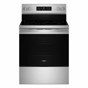 Whirlpool WFES5030RZ 30-Inch Energy Star Electric Range With Air Cooking Technology, No Preheat Air Fry And Air Baking And Self Clean Freestanding Ranges freestanding dual fuel range 30 inch