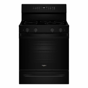 Whirlpool WFES7530RB 30-Inch Smart Electric Smart Range With Air Cooking Technology, No Preheat Air Fry, High Speed Preheat Oven, Wipeclean&#8482; Coating, And Steam/Self Clean Freestanding Ranges freestanding dual fuel range 30 inch