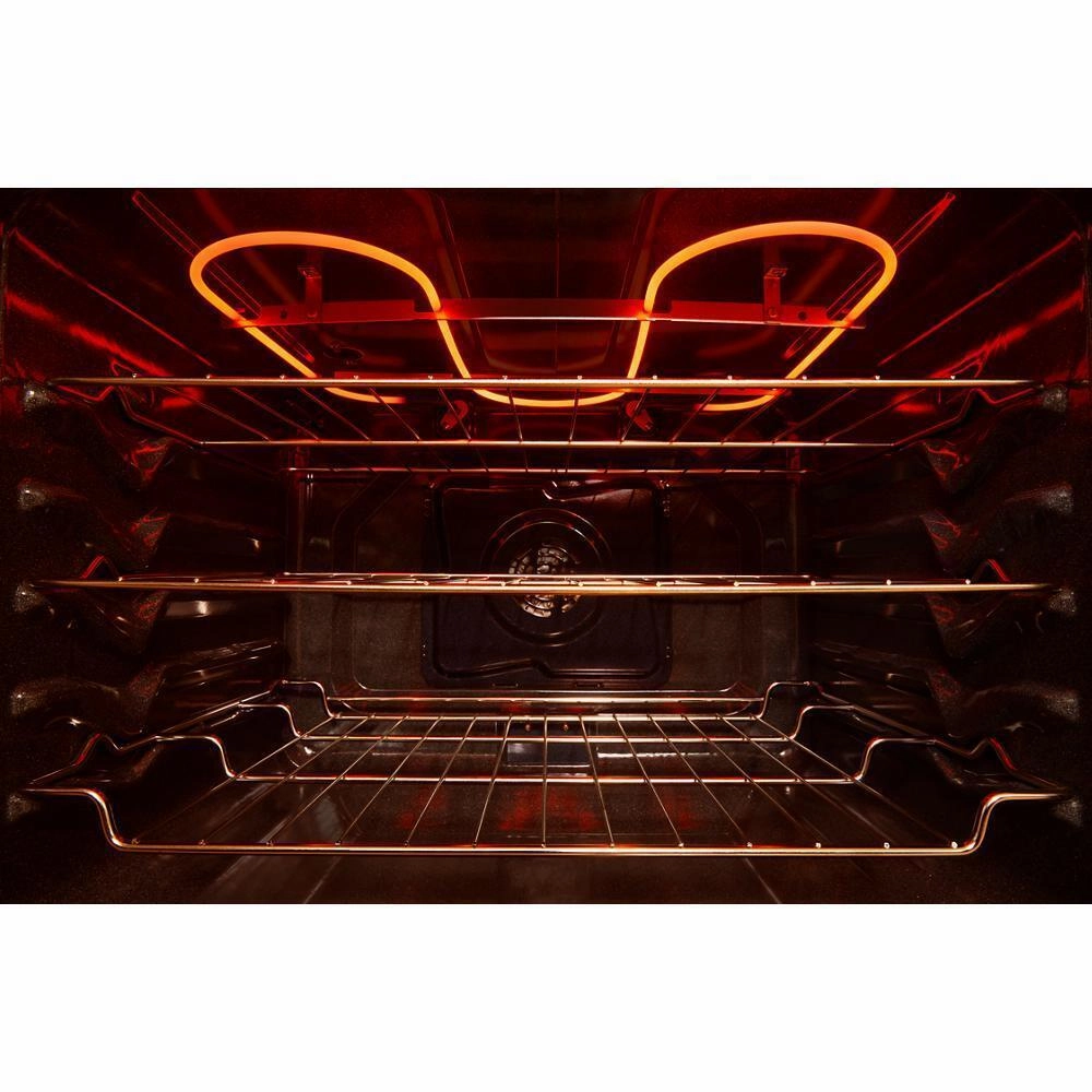 Whirlpool WFES7530RW 30-Inch Smart Electric Smart Range With Air Cooking Technology, No Preheat Air Fry, High Speed Preheat Oven, Wipeclean&#8482; Coating, And Steam/Self Clean