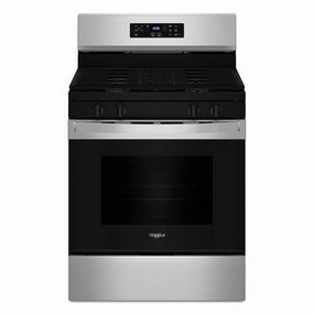Whirlpool WFGS3530RS 30-Inch Self Clean Gas Range With No Preheat Mode Freestanding Ranges freestanding dual fuel range 30 inch