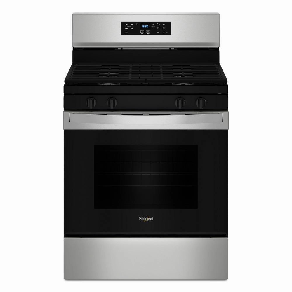 Whirlpool WFGS3530RS 30-Inch Self Clean Gas Range With No Preheat Mode Freestanding Ranges freestanding dual fuel range 30 inch