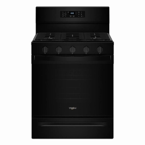 Whirlpool WFGS5030RB 30-Inch Gas Range With Air Cooking Technology, No Preheat Air Fry And Air Baking And Self Clean Freestanding Ranges freestanding dual fuel range 30 inch