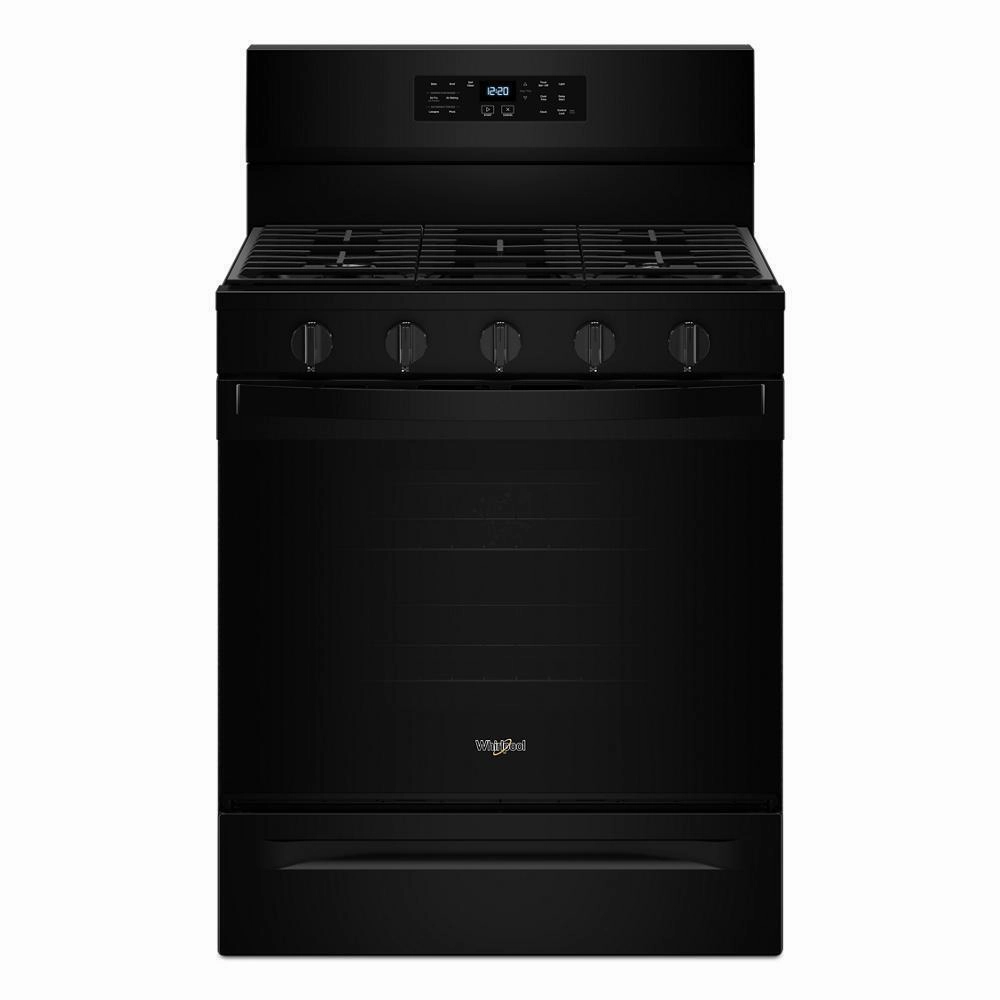 Whirlpool WFGS5030RB 30-Inch Gas Range With Air Cooking Technology, No Preheat Air Fry And Air Baking And Self Clean Freestanding Ranges freestanding dual fuel range 30 inch