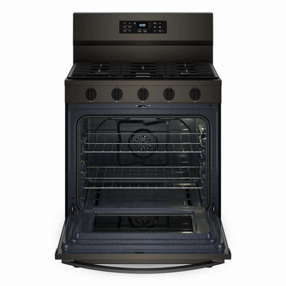 Whirlpool WFGS5030RV 30-Inch Gas Range With Air Cooking Technology, No Preheat Air Fry And Air Baking And Self Clean