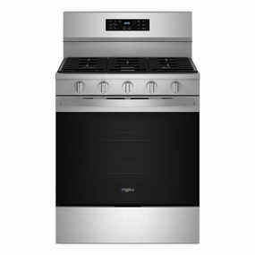Whirlpool WFGS5030RZ 30-Inch Gas Range With Air Cooking Technology, No Preheat Air Fry And Air Baking And Self Clean Freestanding Ranges freestanding dual fuel range 30 inch