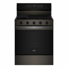 Whirlpool WFGS7530RV 30-Inch Smart Gas Range With Air Cooking Technology, No Preheat Air Fry, Steam/Self Clean And High Speed Preheat Freestanding Ranges freestanding dual fuel range 30 inch