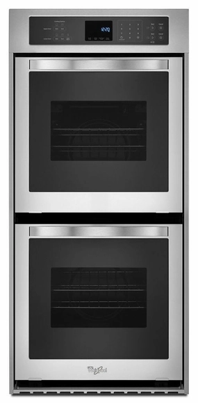 Whirlpool WOD51ES4ES 6.2 Cu. Ft. Double Wall Oven With High-Heat Self-Cleaning System Wall Ovens convection wall oven with steam assist