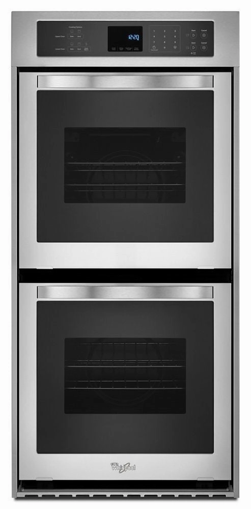 Whirlpool WOD51ES4ES 6.2 Cu. Ft. Double Wall Oven With High-Heat Self-Cleaning System Wall Ovens convection wall oven with steam assist