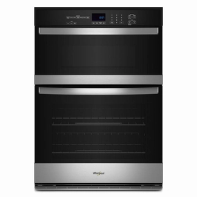 Whirlpool WOEC3030LS 6.4 Total Cu. Ft. Combo Self-Cleaning Wall Oven Wall Ovens convection wall oven with steam assist