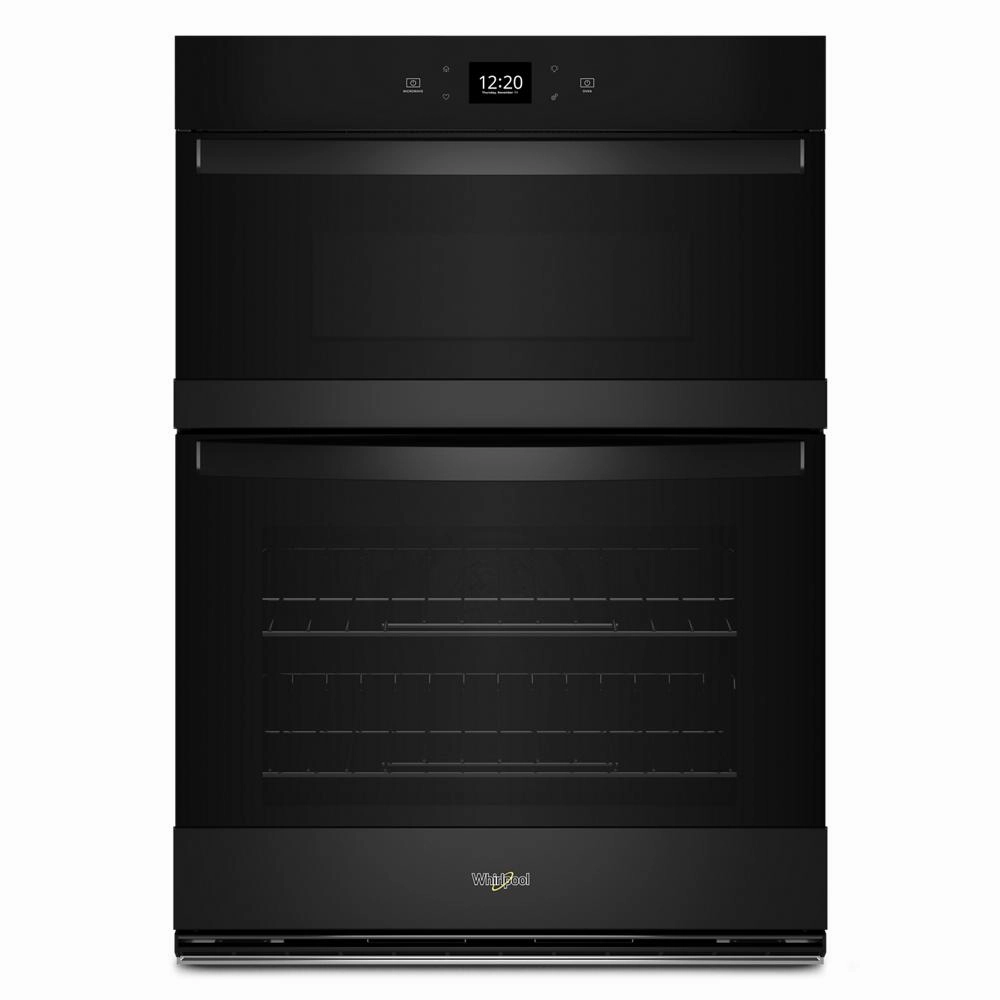 Whirlpool WOEC5027LB 5.7 Total Cu. Ft. Combo Wall Oven With Air Fry When Connected* Wall Ovens convection wall oven with steam assist