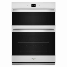 Whirlpool WOEC5027LW 5.7 Total Cu. Ft. Combo Wall Oven With Air Fry When Connected Wall Ovens convection wall oven with steam assist