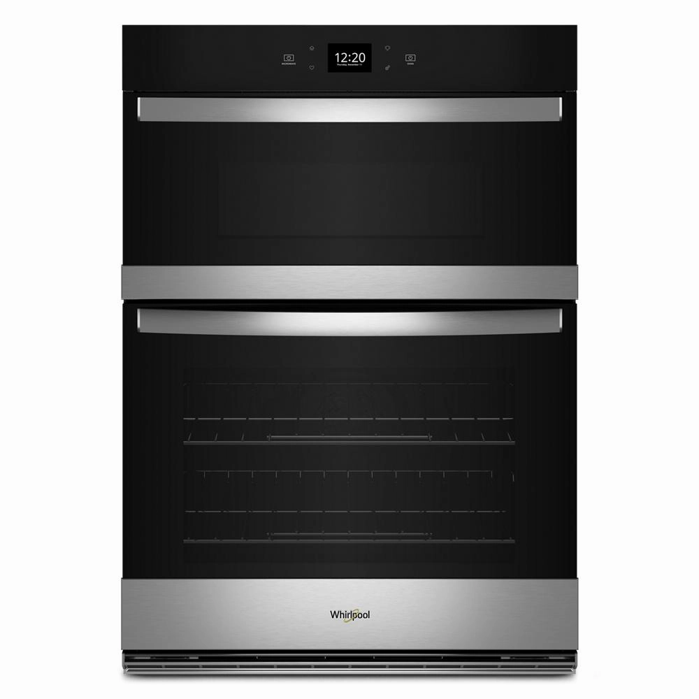 Whirlpool WOEC5030LZ 6.4 Total Cu. Ft. Combo Wall Oven With Air Fry When Connected* Wall Ovens convection wall oven with steam assist